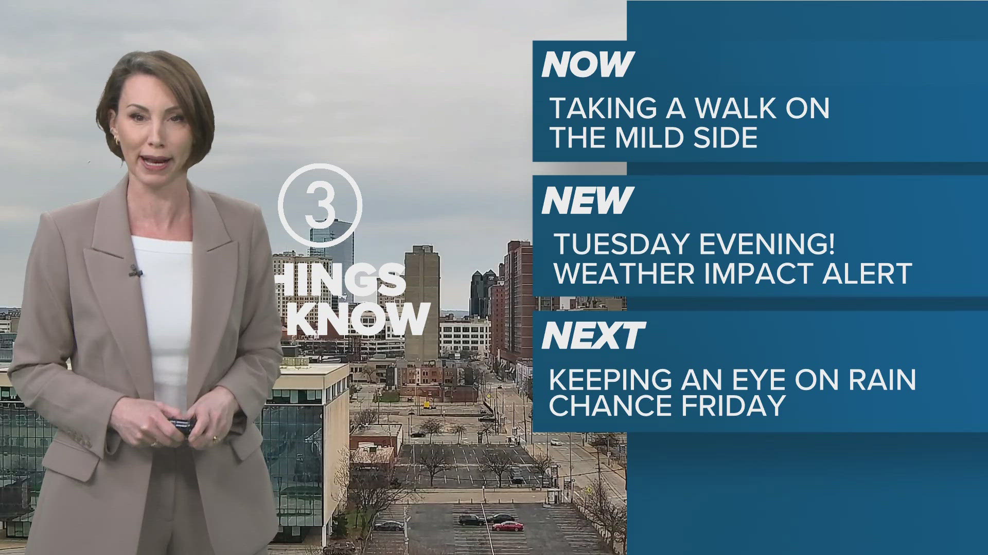 Cleveland area forecast: Weather Impact Alert late Tuesday and early ...