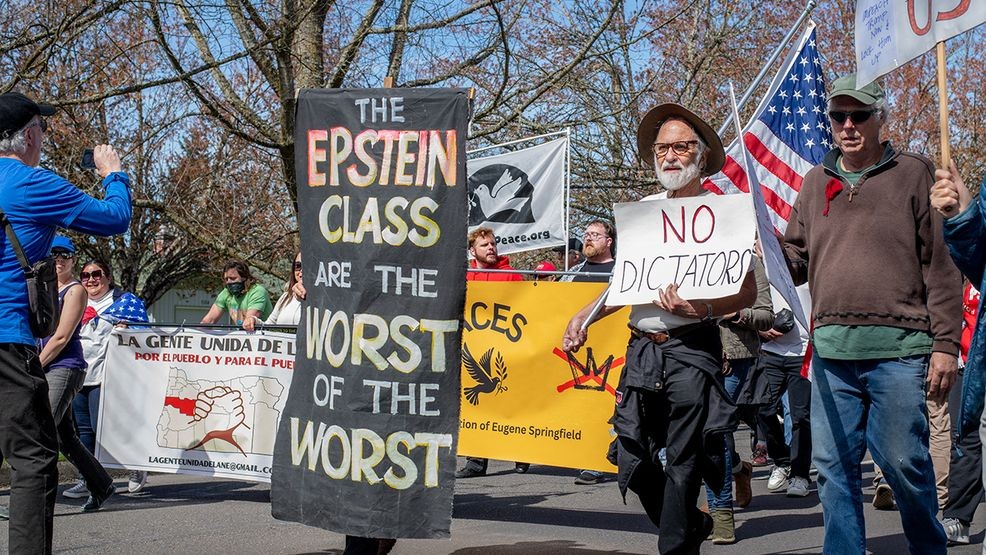 Thousands march through Springfield, Florence, Corvallis for 'No Kings ...