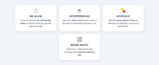 Fatores que interferem na absorção da levotiroxina