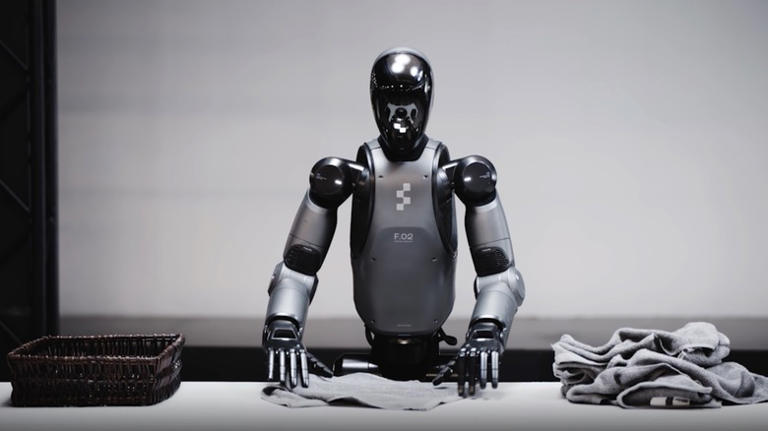 China's robot schools are training humanoids to fold clothes and wipe ...
