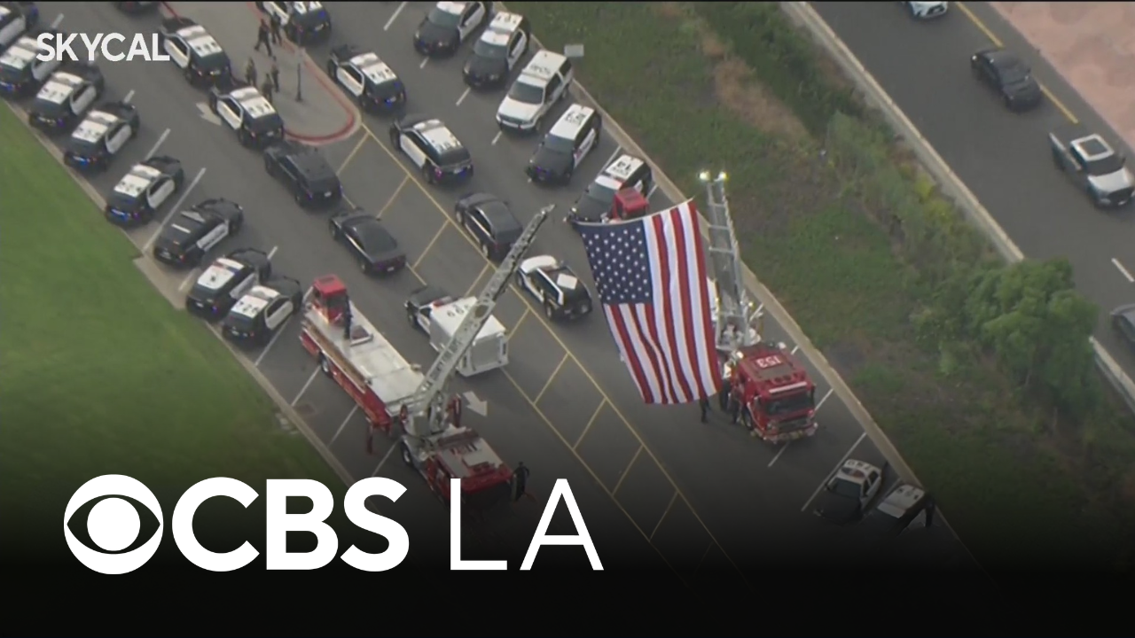 Procession held for LA County deputy who died during Baker to Vegas relay race over weekend<br><br>