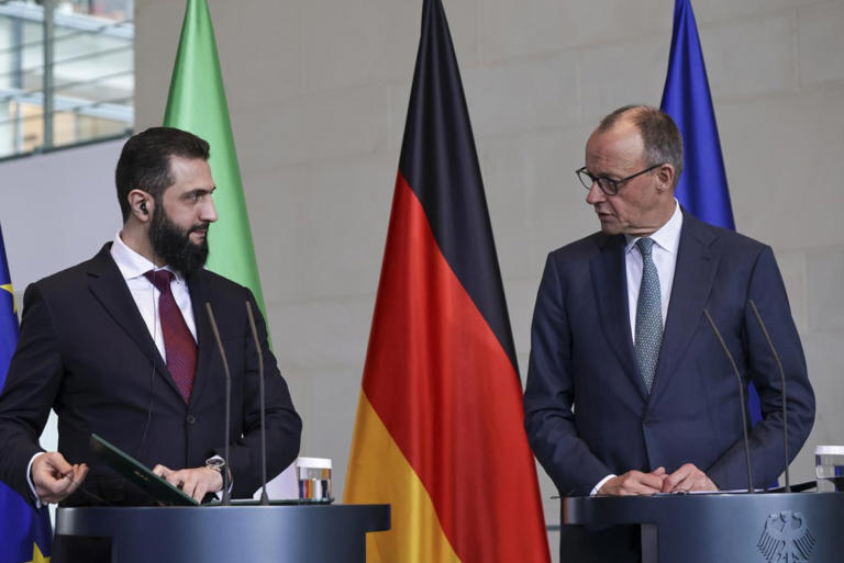 Germany's Merz says 80% of Syrian refugees to return home in 3 years