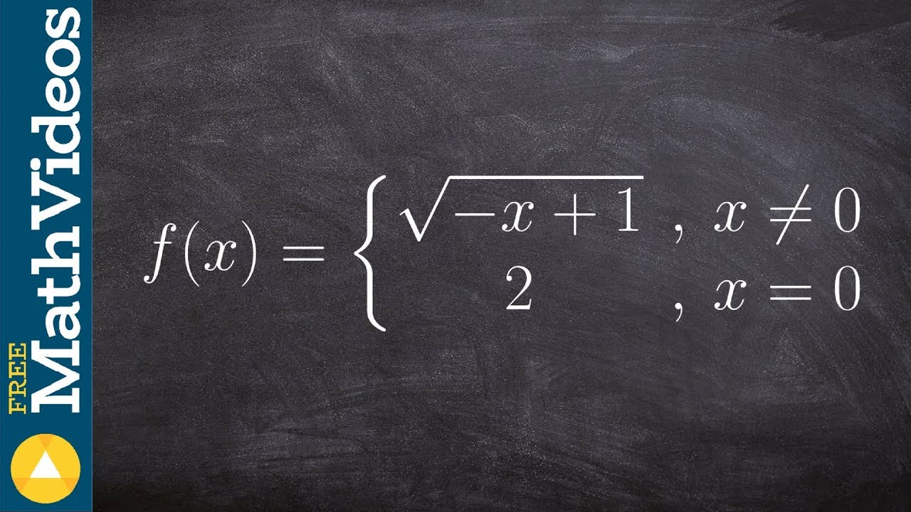 Graph a piecewise function with a hole