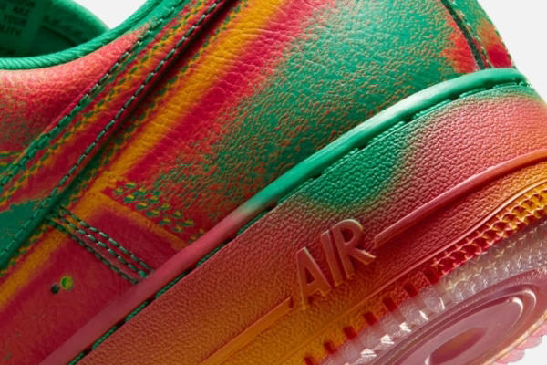 The Nike 'Heat Map' Air Force 1 looks like it's been caught in predator ...