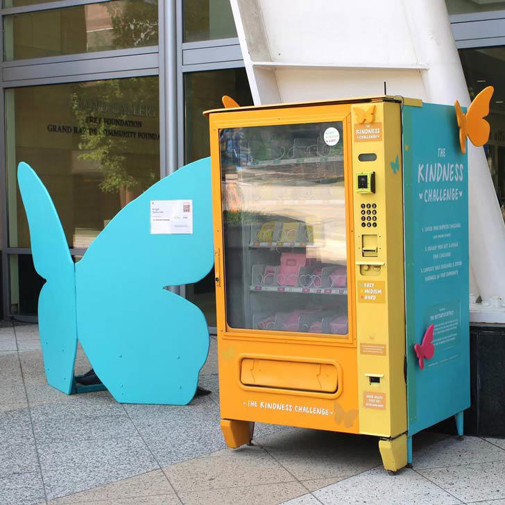 Michigan woman retrofits vending machine to dispense random acts of ...