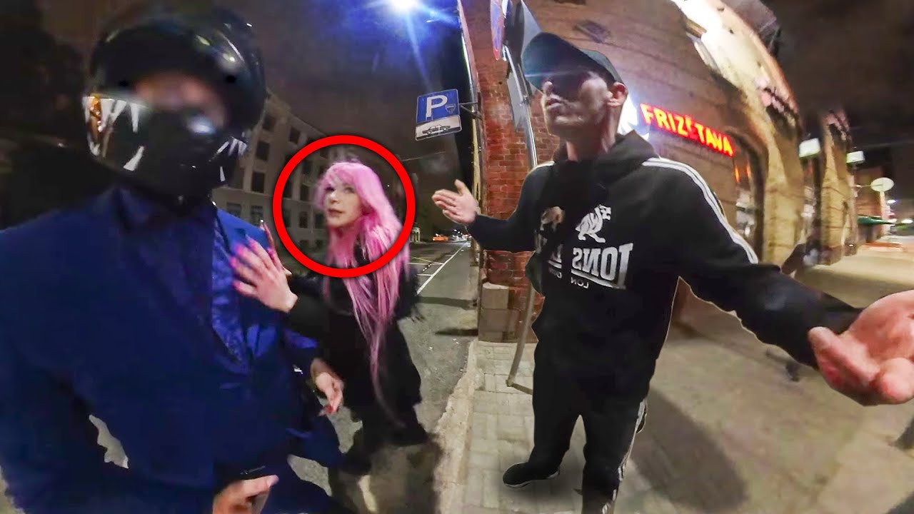 Biker saves woman from suspicious stranger — life-changing moment!