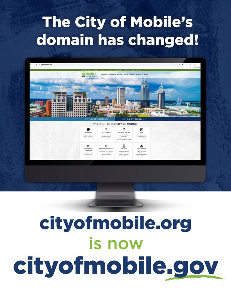 City of Mobile transitions website to .gov domain to enhance online ...