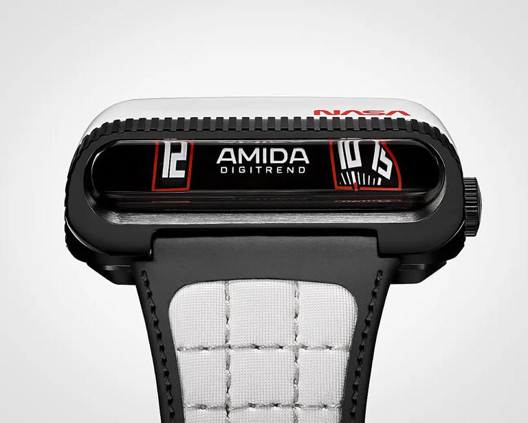 This automatic NASA watch looks like a piece of 1960s sci-fi tech