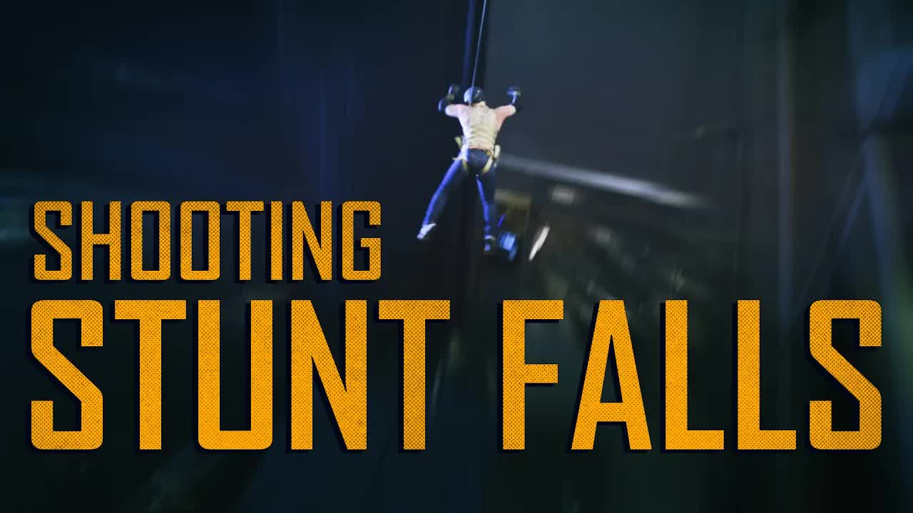Filming stunt falls