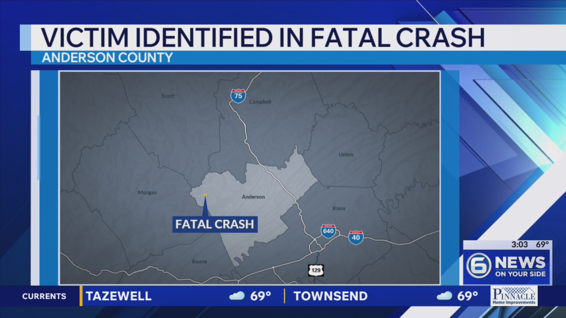 Victim identified in fatal motorcycle crash in Anderson County