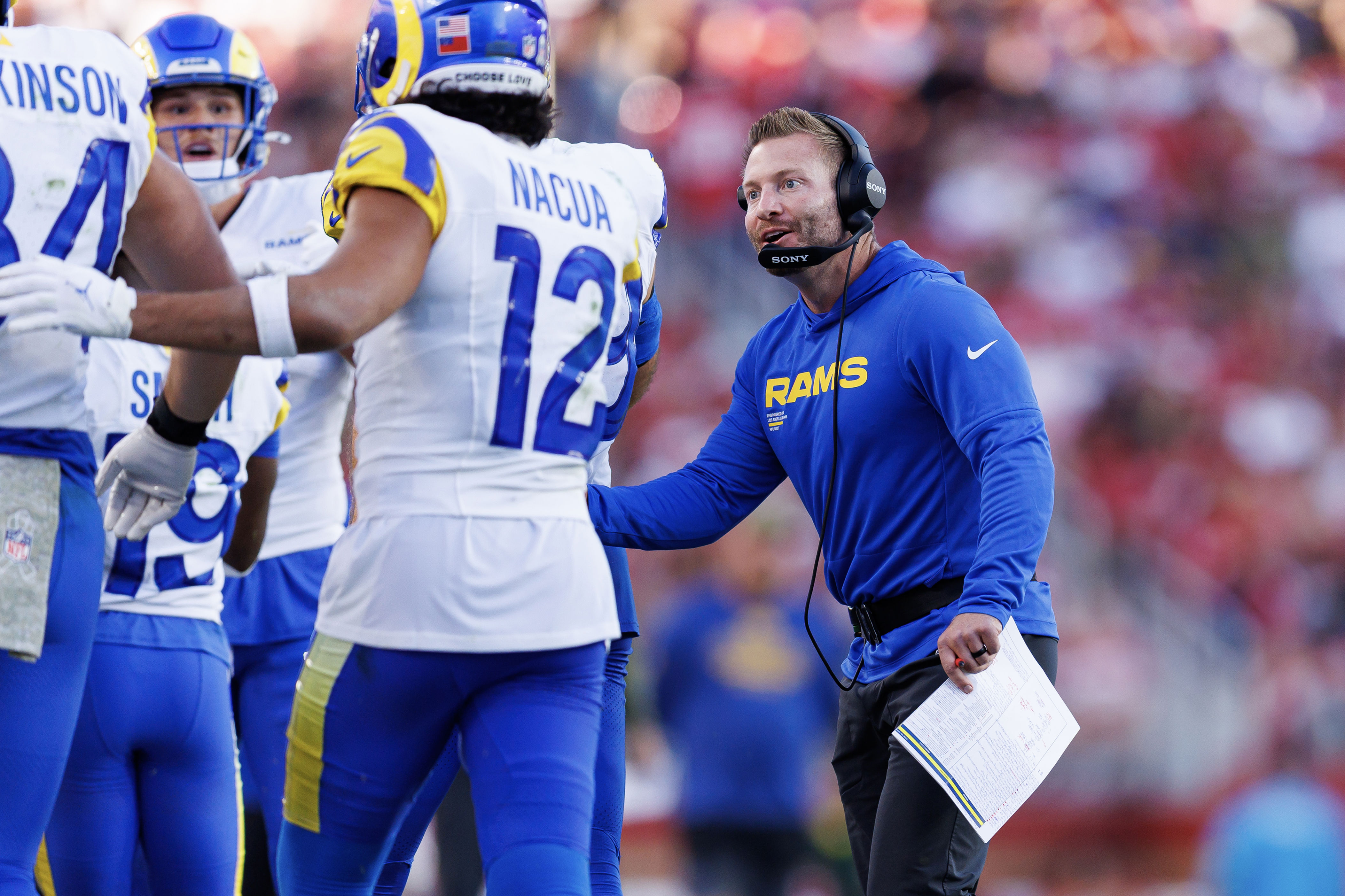 McVay had a talking to with Puka Nacua<br>