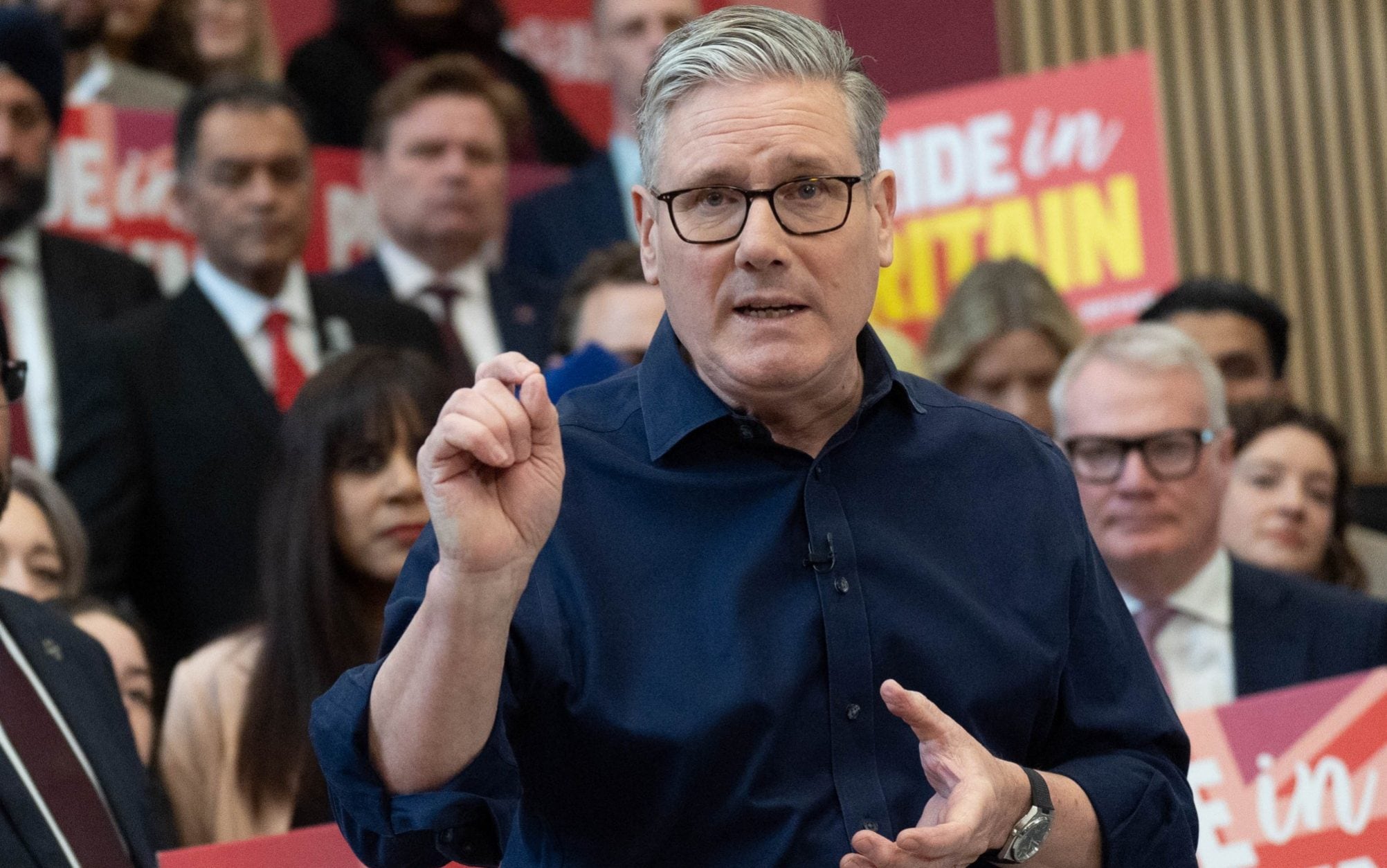 Sir Keir Starmer launches Labour’s local elections campaign in Wolverhampton. The party is expected to lose thousands of seats amid voter dissatisfaction - Stefan Rousseau/PA Wire
