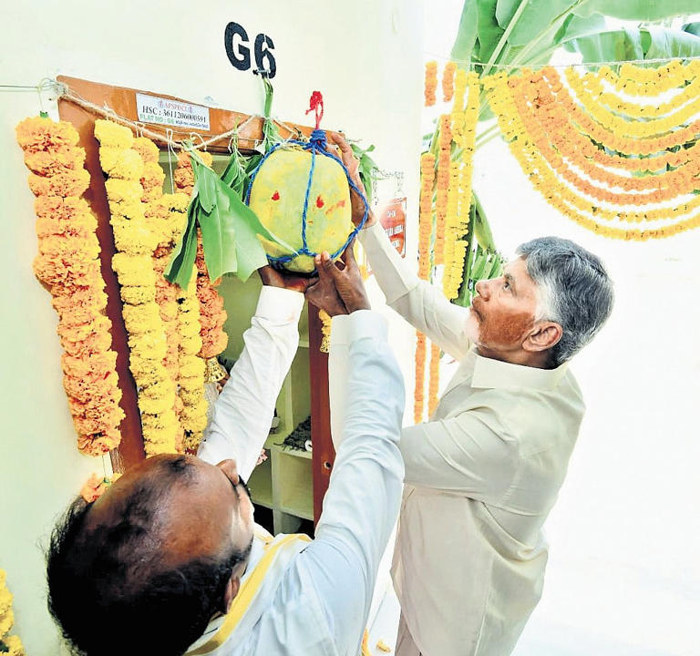 Andhra Pradesh CM Naidu charts ambitious housing drive: 2.5 lakh homes ...
