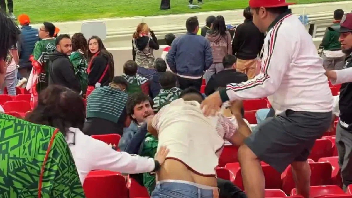 Sale a la luz video de brutal pelea en plena reinauguración del Estadio ...