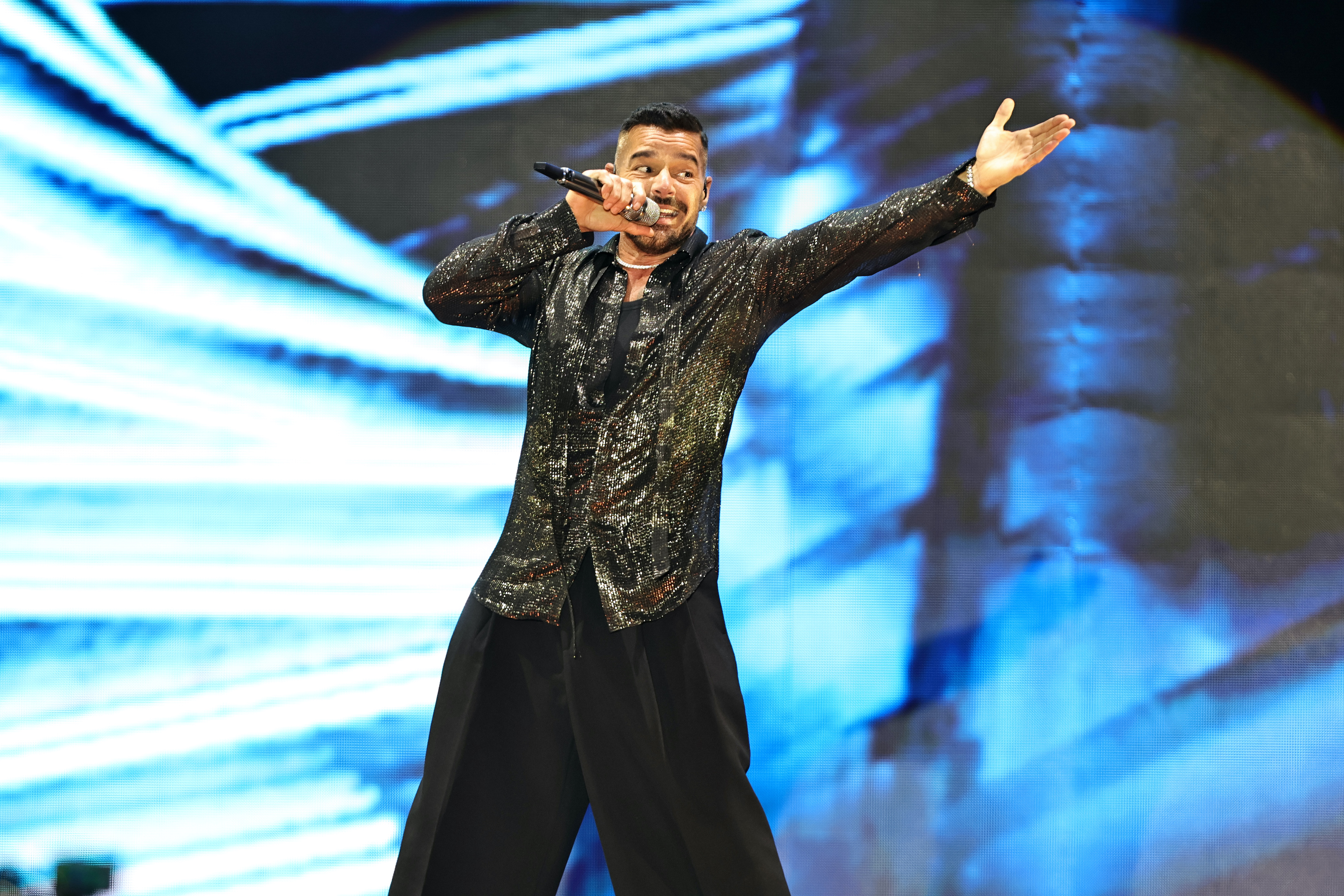 Denuncian agresión en pleno concierto de Ricky Martin en México