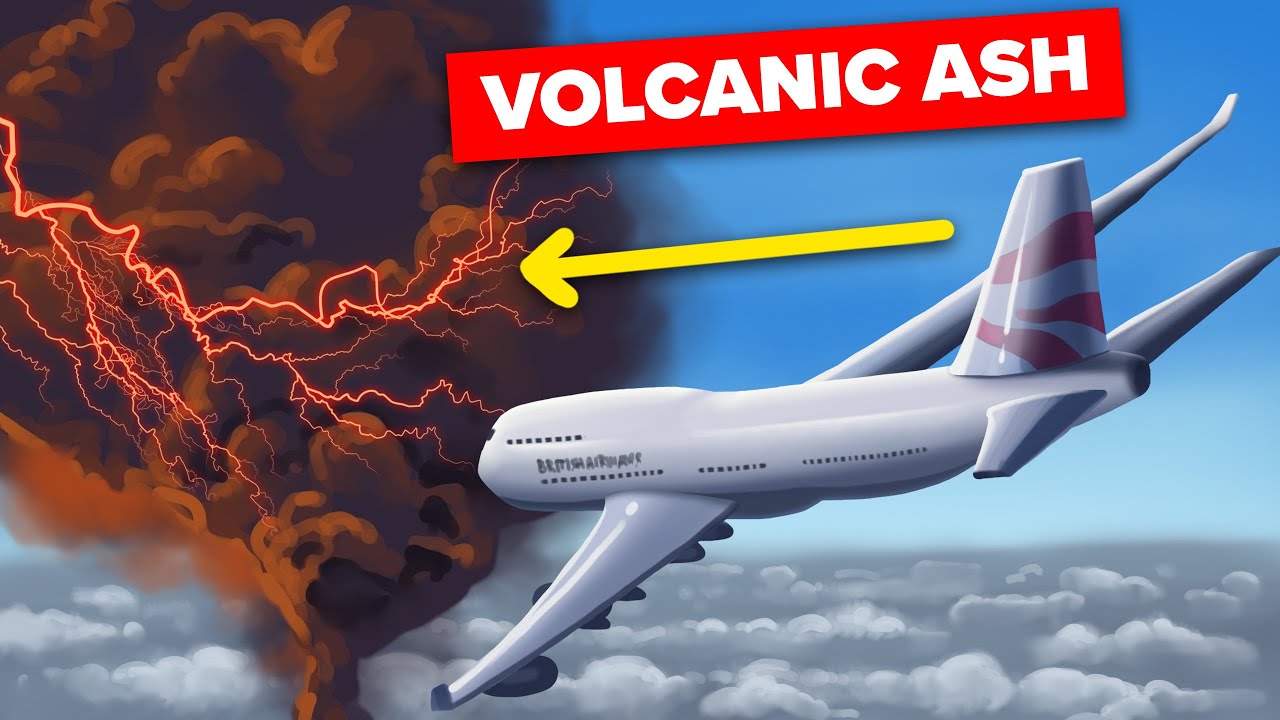 An airplane lost engines flying through volcanic ash, this is what ...