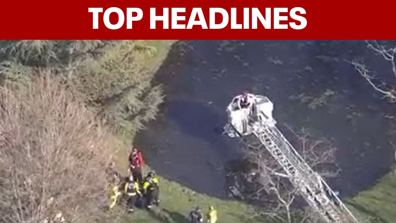 Family escapes after car goes into pond in MD; TSA workers receive ...