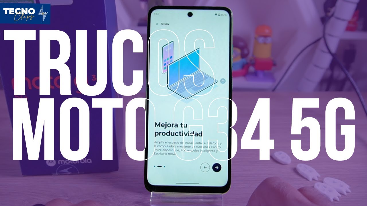 MOTO G34 5G 10 funciones que tal vez no usas
