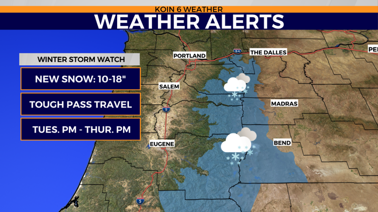 Winter storm watch issued for Cascades. Here’s what to know