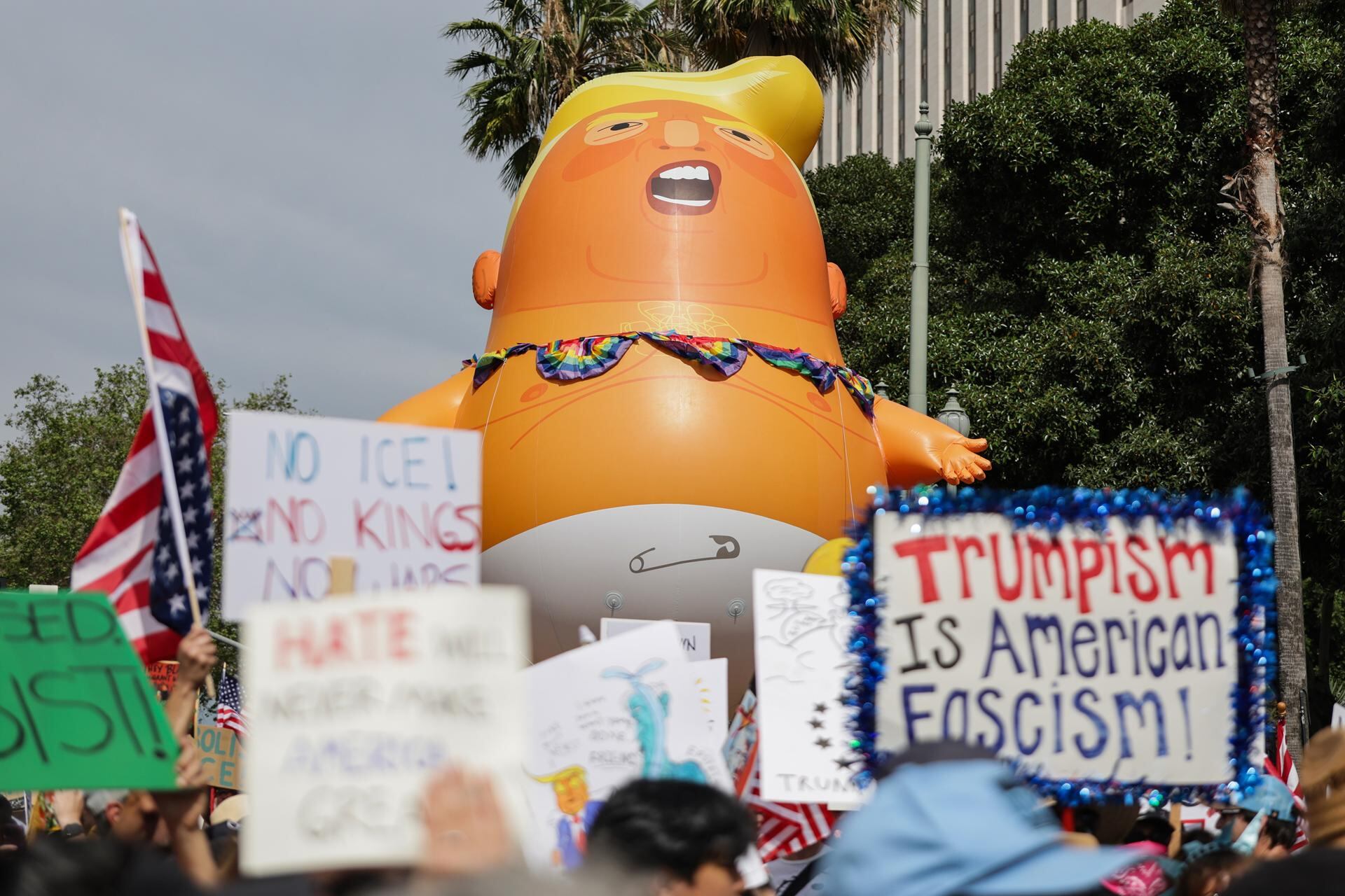 No Kings: así fueron las protestas contra Donald Trump en EE. UU.