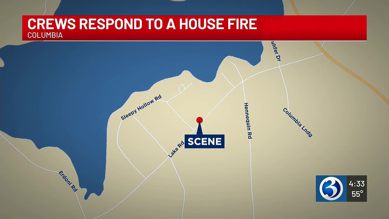 Multiple fire departments respond to Columbia house fire