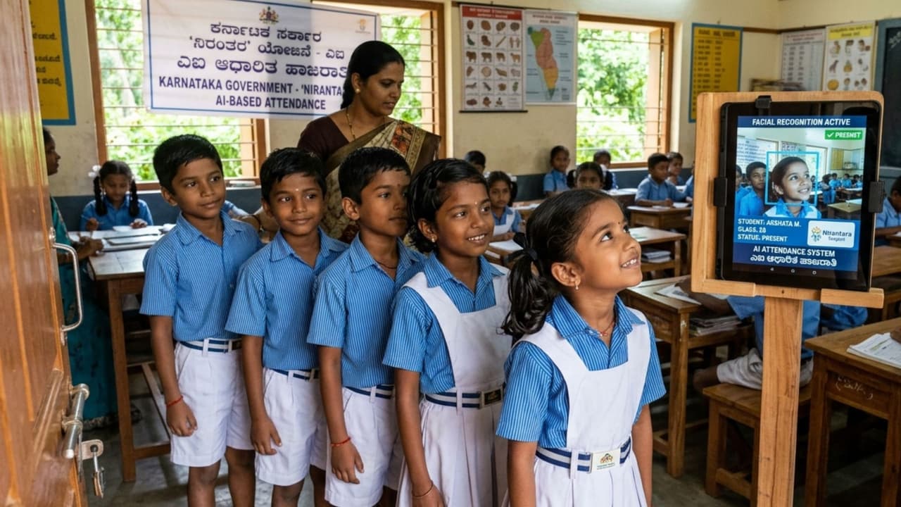 Karnataka government to roll out AI-based facial recognition attendance ...