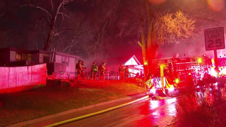 Firefighters battle fire in basement of Omaha home