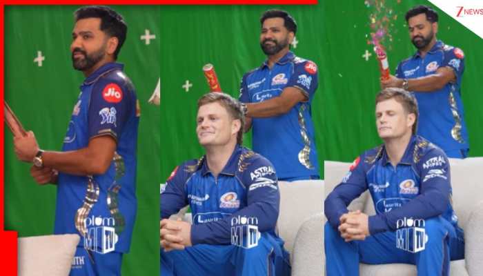 Rohit’s party popper fail goes viral
