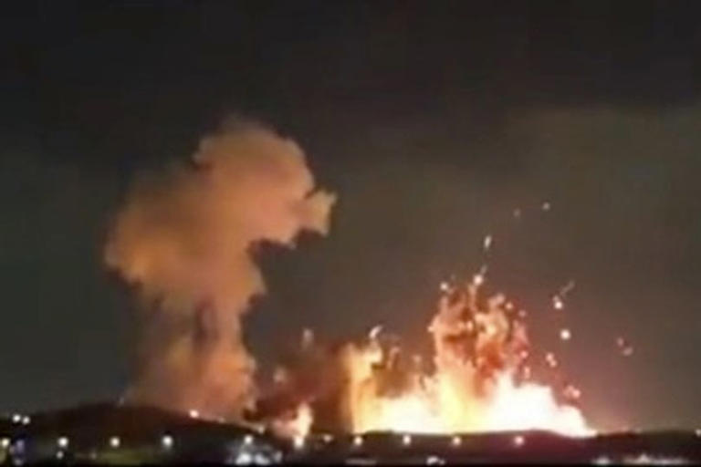 Trump shares unhinged clip of bunker buster bombs ripping through ...
