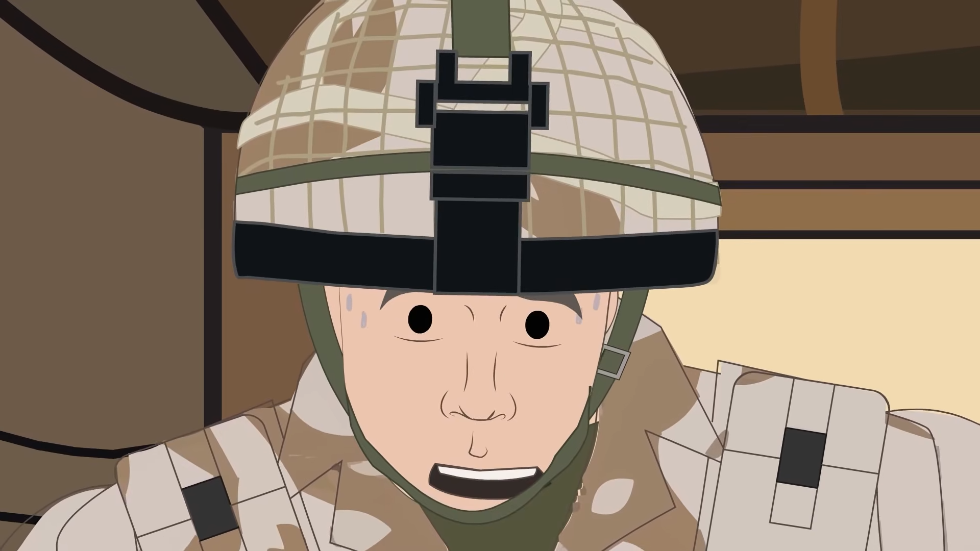 Schau, was passiert, wenn Soldaten nur Sekunden vor dem Tod entkommen
