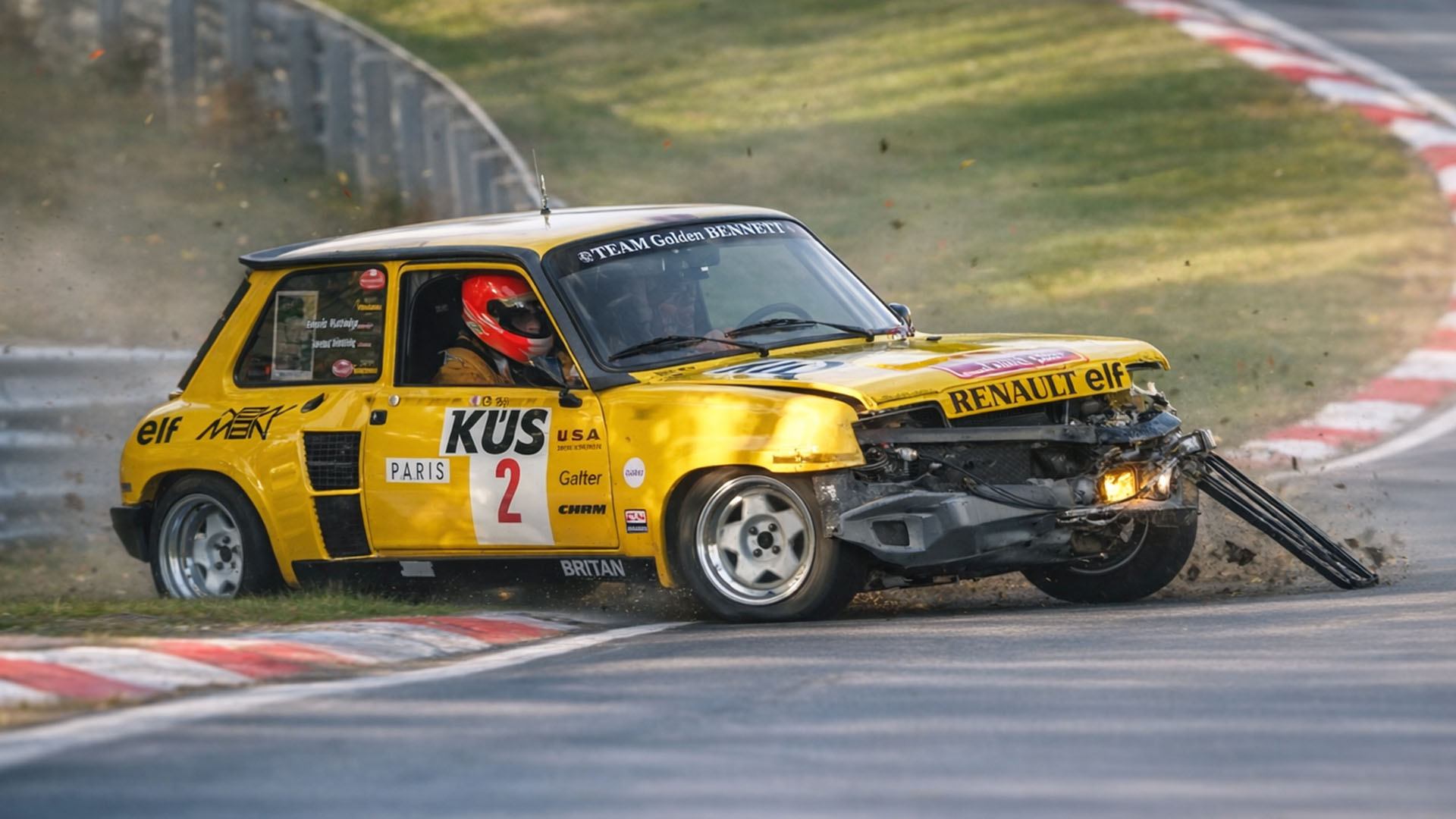 Rally Action Turns Into Hard Crash Moments Nürburgring