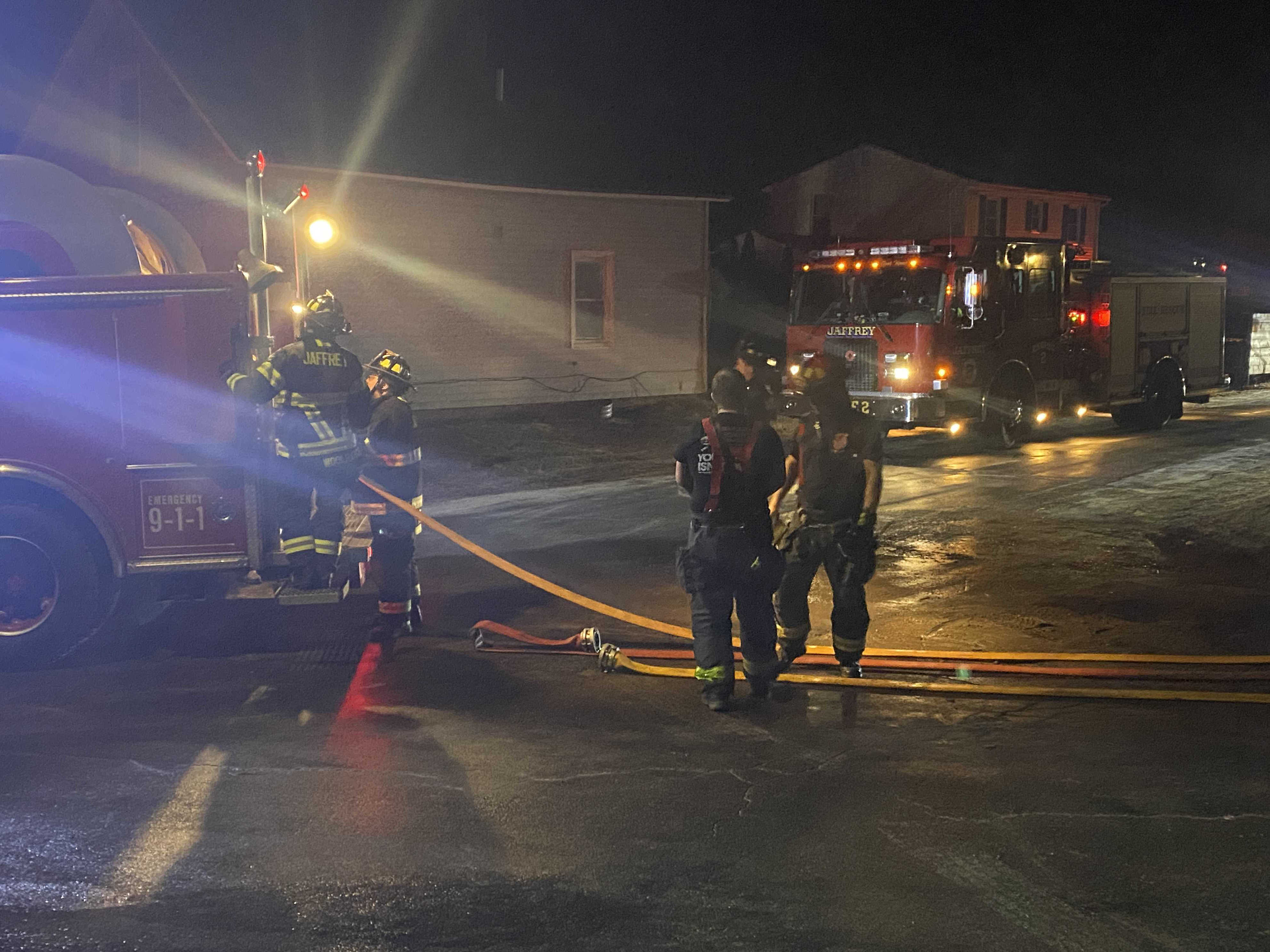 1 dead, another seriously injured after overnight NH fire