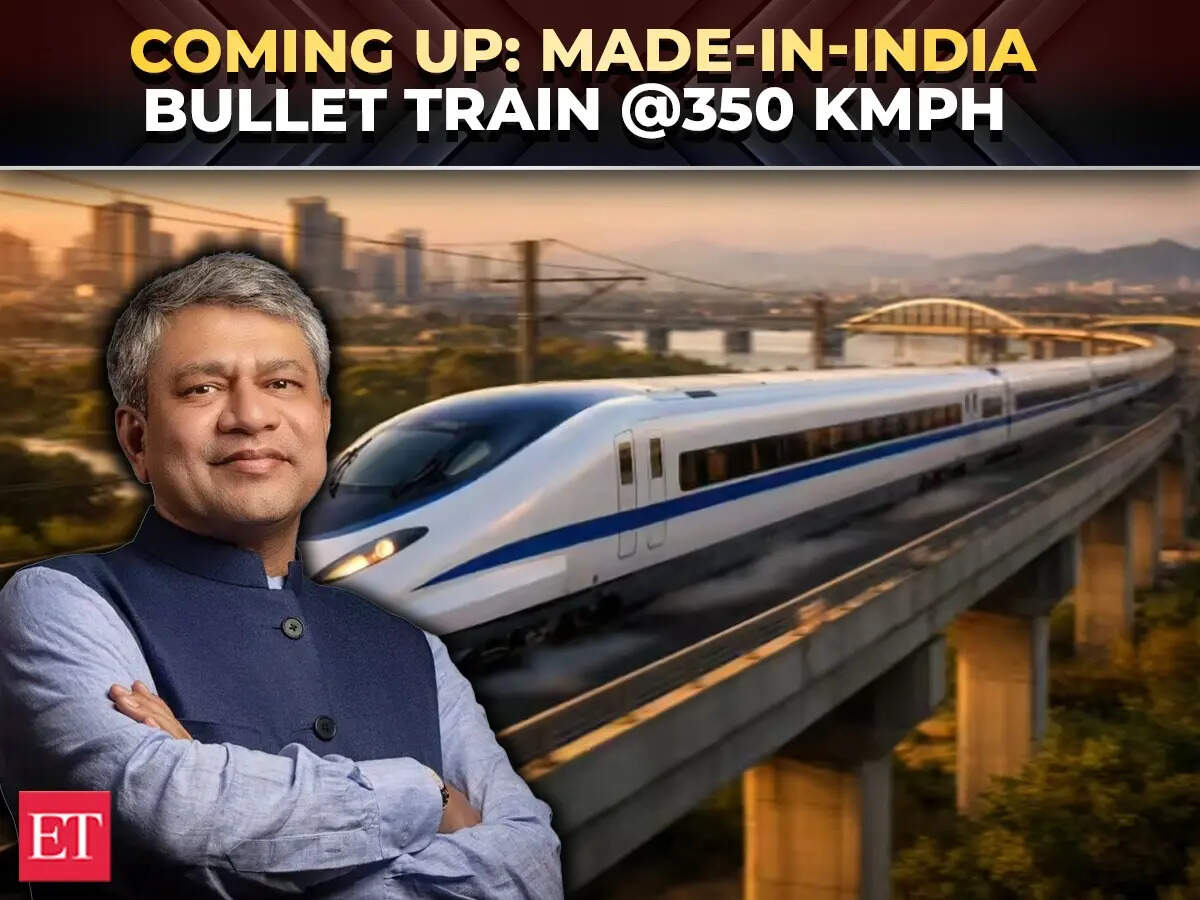 B35 bullet train: India plans 350 kmph indigenous upgrade for new high ...