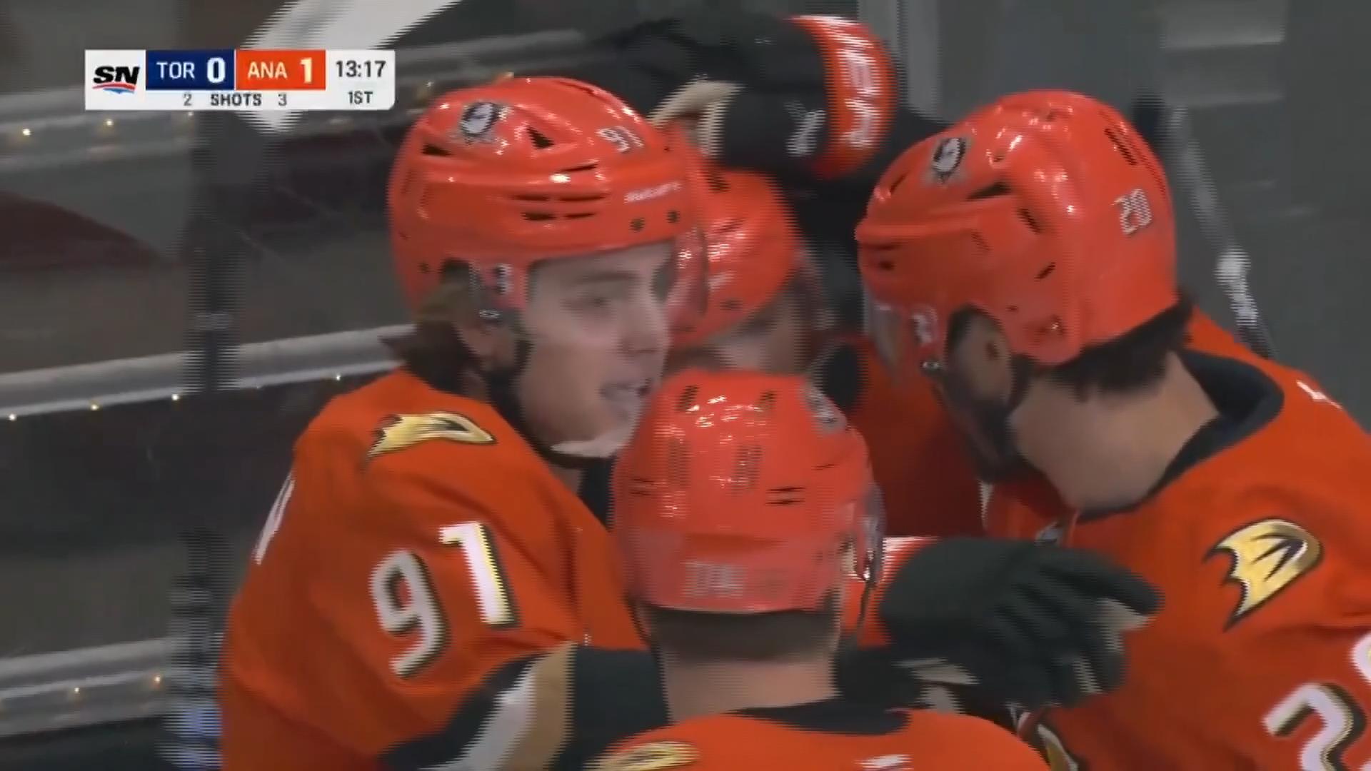 Leo Carlsson scores a brace, but Ducks fall 5-4 to Maple Leafs in OT