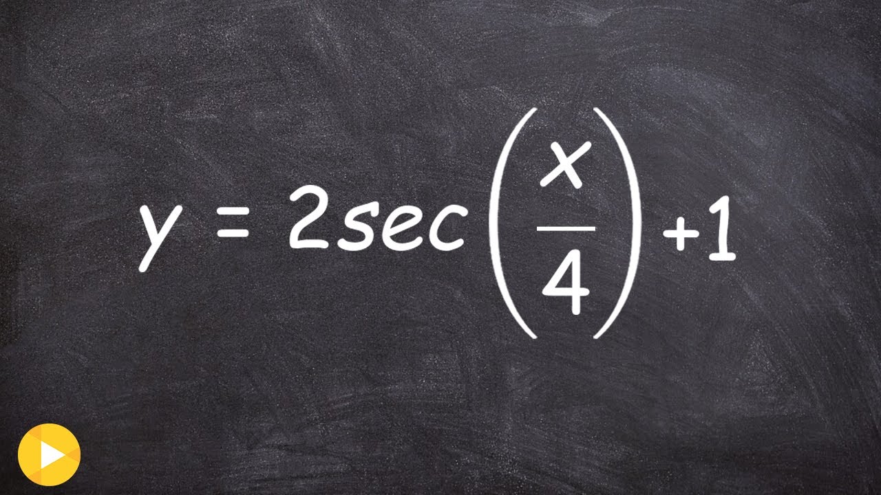Identify the parts of the secant graph