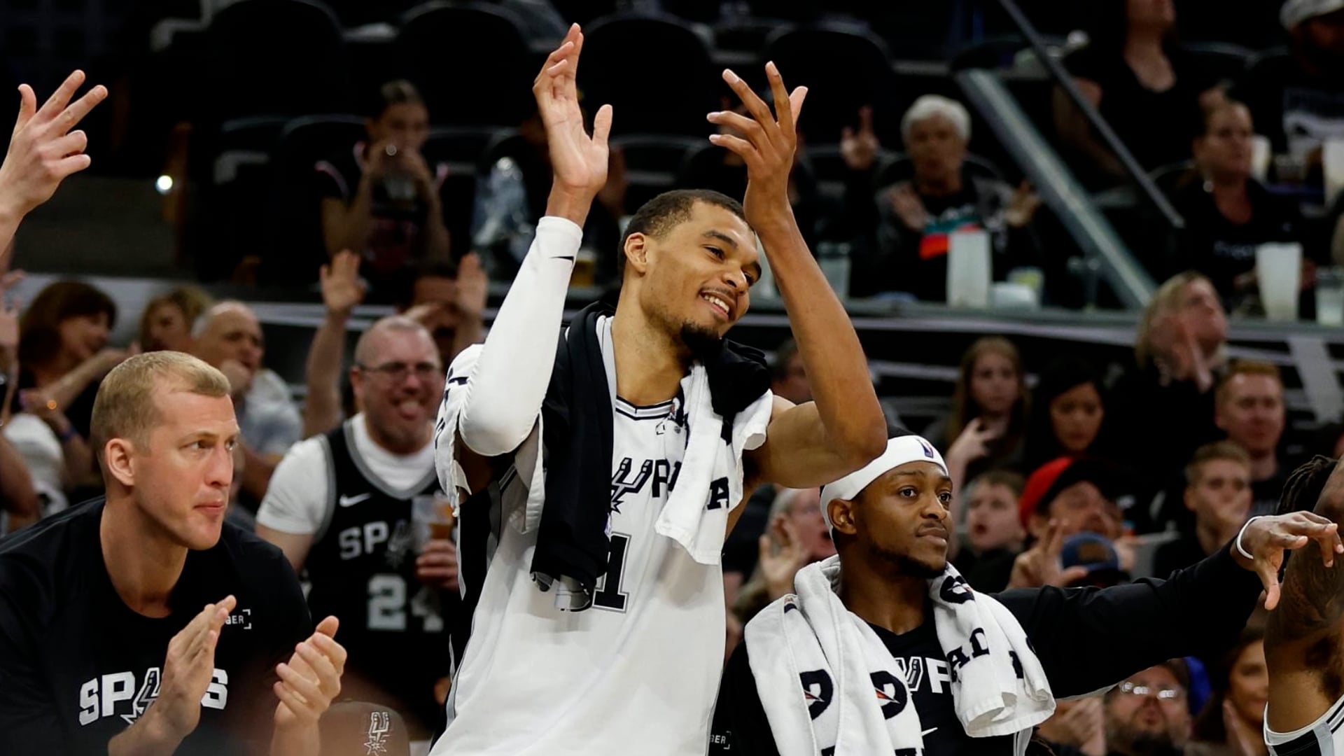 Spurs’ Wemby clocks third-fastest double-double since ’97