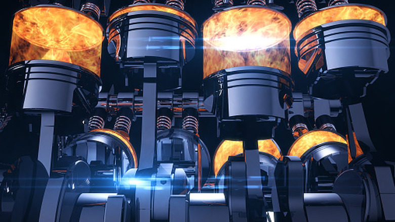Why pistons have three rings to rule combustion