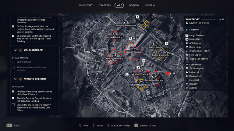 Here's where to find the Security Control Center in Arc Raiders' Waking ...