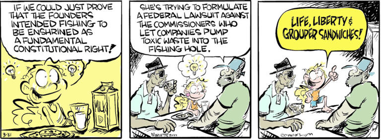 The latest comic strips from the Creators Syndicate (3/31)