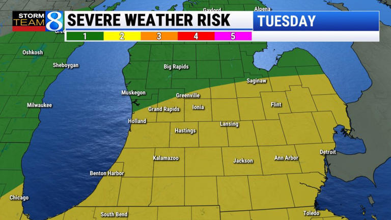 Severe weather remains possible Tuesday evening
