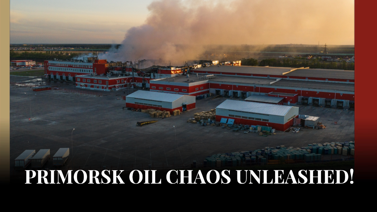 Satellite images show aftermath of new strikes on Primorsk oil terminal
