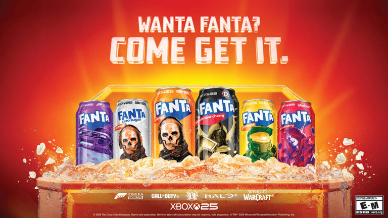 Fanta launches limited-edition crimson sour flavor with Xbox collaboration