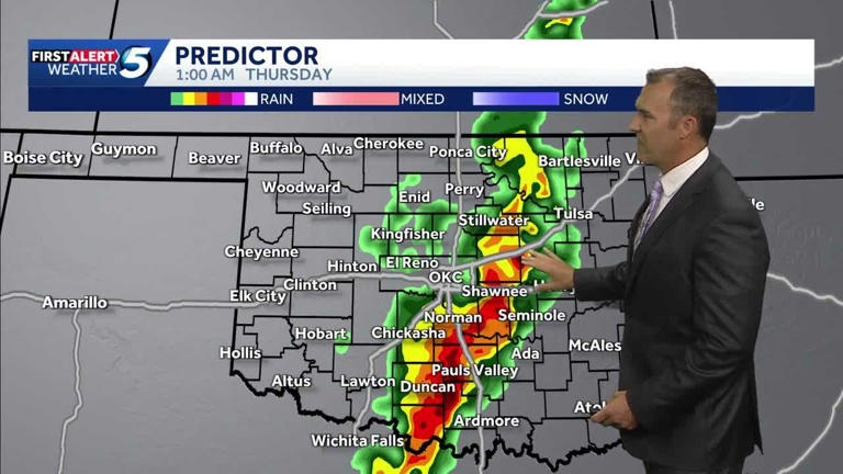 Updates: Much of Oklahoma under severe thunderstorm watch