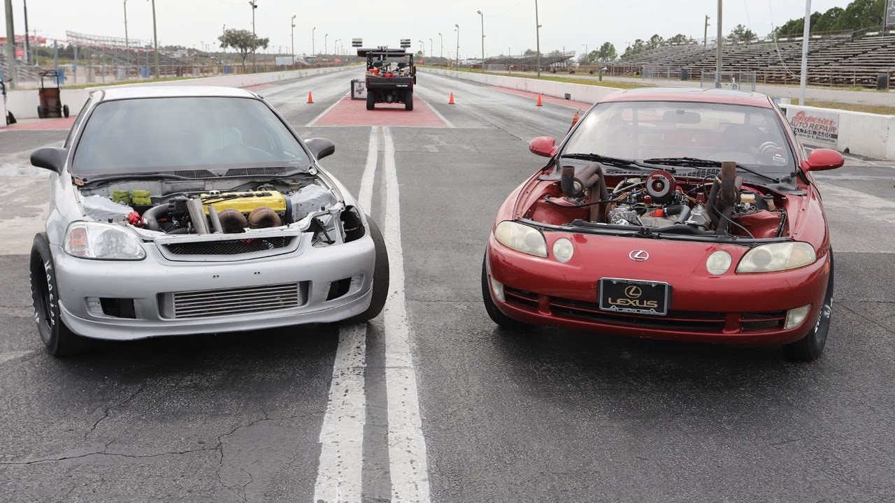 Winner takes both cars - head-to-head drag race