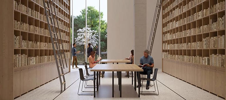 The museum’s library will offer visitors a calm space to read, study, and connect with Uzbekistan’s literary heritage Art and Culture Development Foundation of Uzbekistan