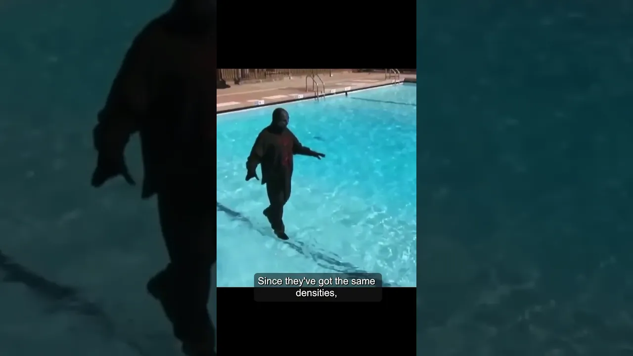 The secret to walking on water
