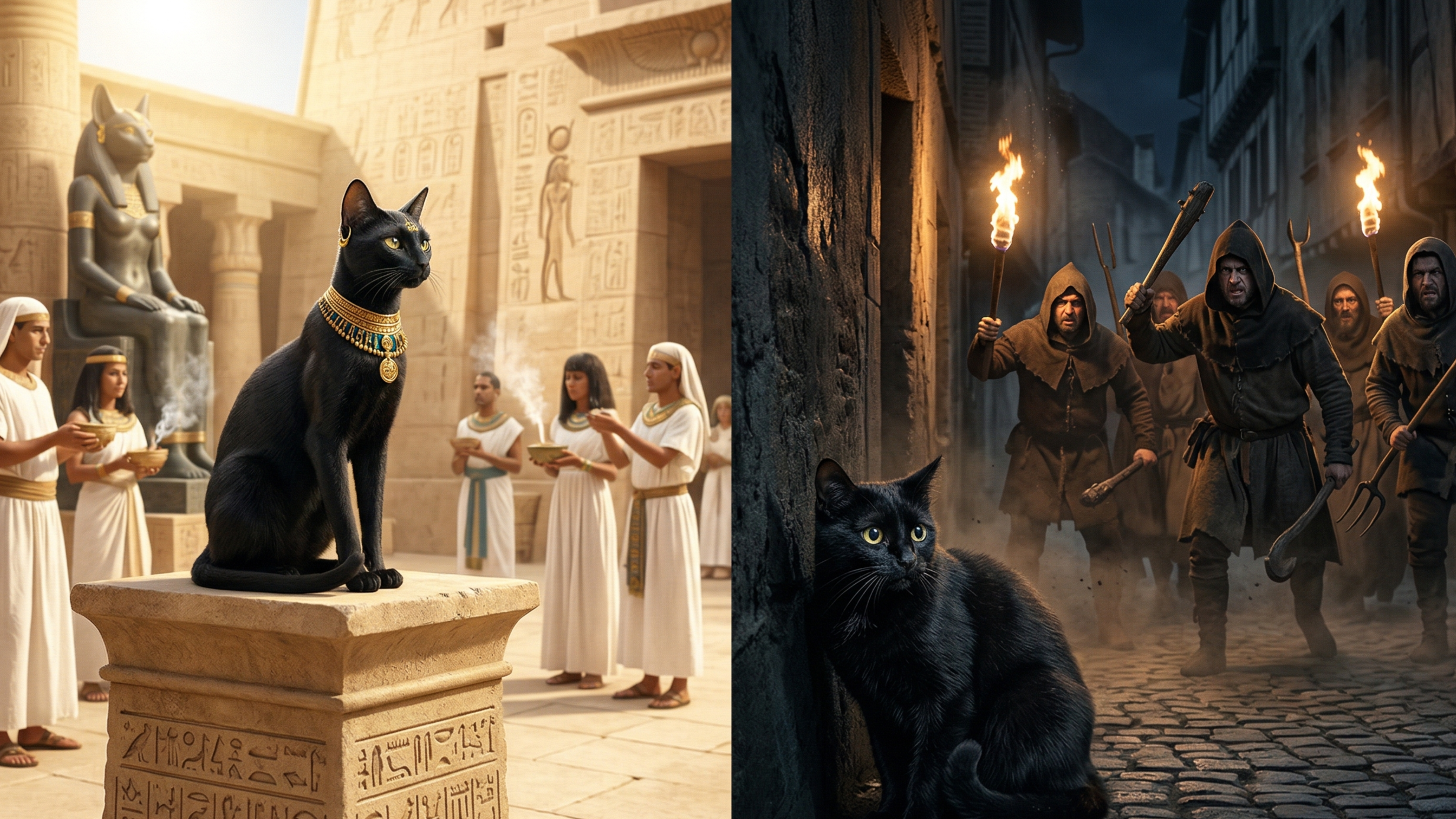 They were worshipped… then hunted as creatures of hell