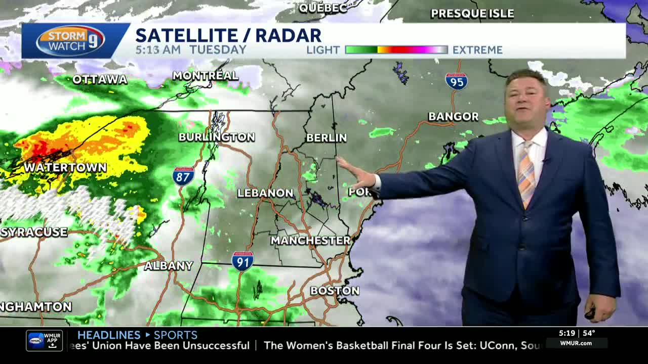 Video: Periods of rain today