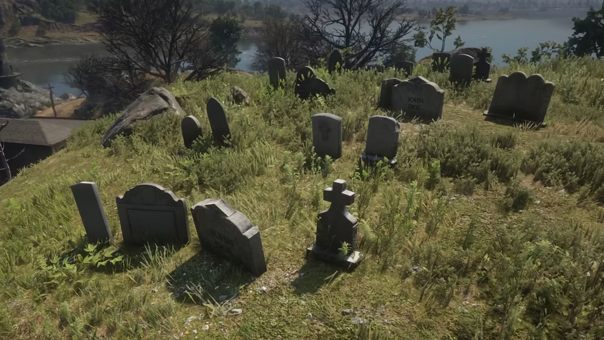 Red Dead Redemption 2 player discovers a hidden tombstone