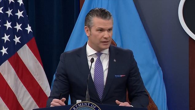 U.S. Secretary of Defence echoes Trump in calling out Royal Navy for ...